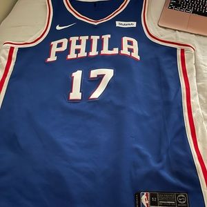 Size XL, NIKE NBA, Blue #17 Philadelphia 76ers Jersey, JJ Redick.